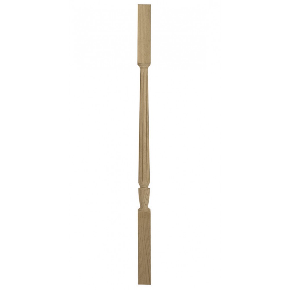 41mm Classic White Oak Fluted Spindle