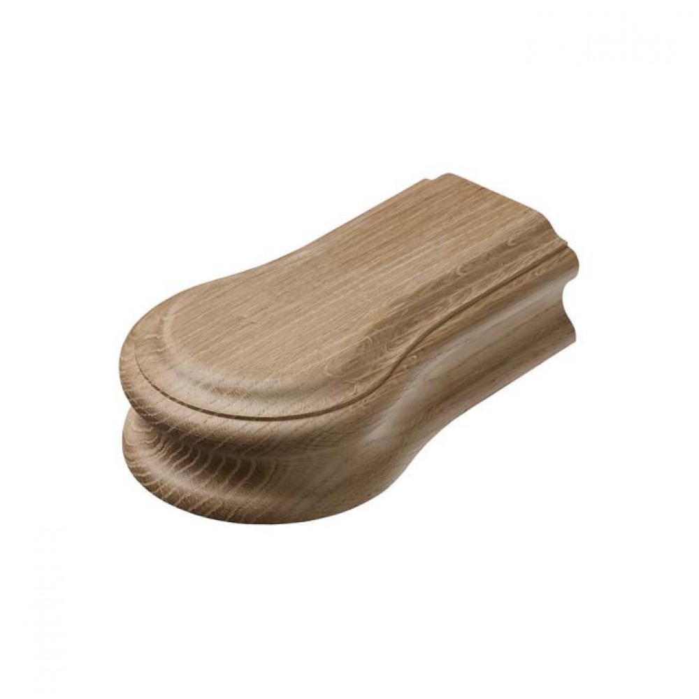 White Oak Heritage Handrail Opening Cap For 55mm Spindles