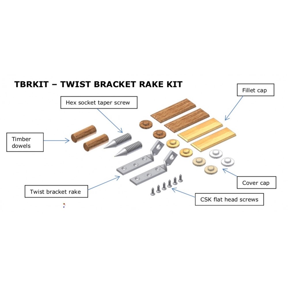 Rake Twist Bracket kit